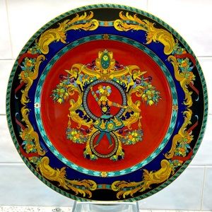 Versace Rosenthal Le Roi Soleil The Sun King Charger